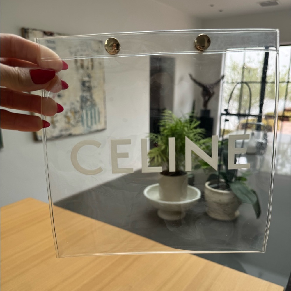 Celine clear bag